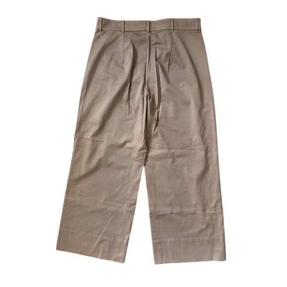 NWOT Lightweight Wide Leg Crop Chino - Picture 7 of 8